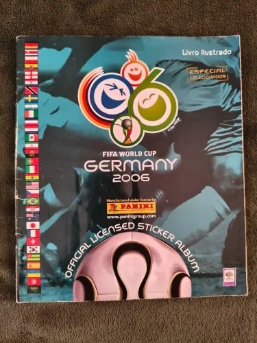 Álbum copa do mundo futebol completo 2006 2010 2014 colecionador raridade