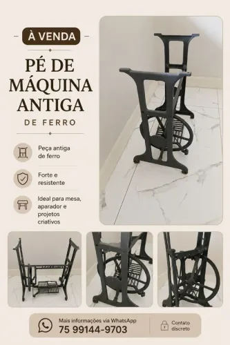 Pé de Máquina antiga