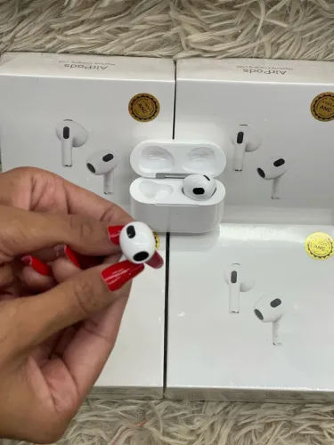 Fone de ouvido Airpods Pro 1° linha Premium Sem borracha