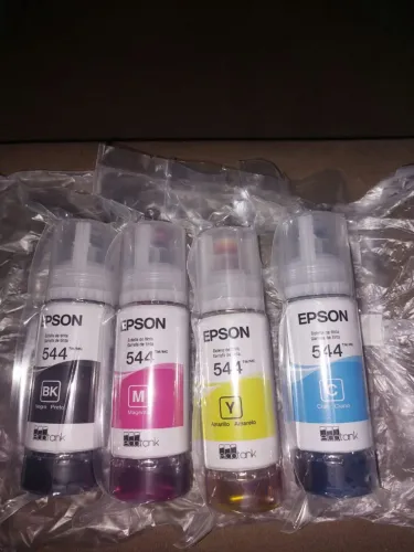 Kit refil 4 tintas Epson 544 Original lacradas.