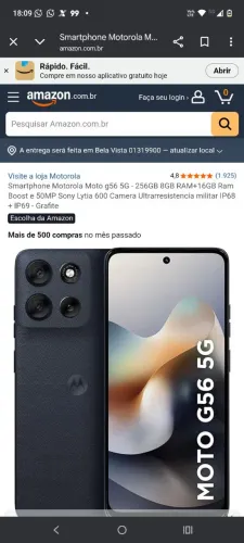 Moto G 56 5g 256 gigas 16 de ram