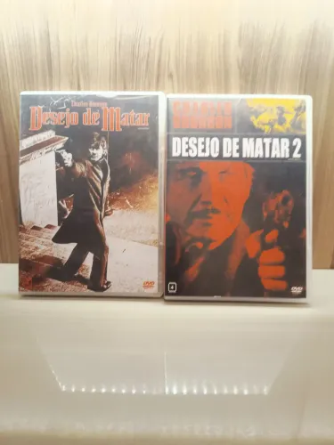 DVD Desejo de matar 1 e 2. Legendado.