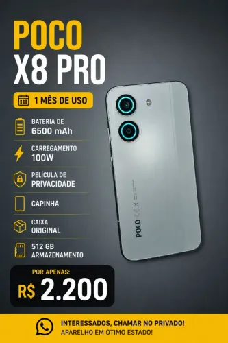 Poco x8 pro 512 GB leia a descrição
