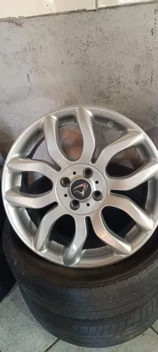 Rodas 17 Vulcano modelo london furação 4x100 leia toda a descrição ?