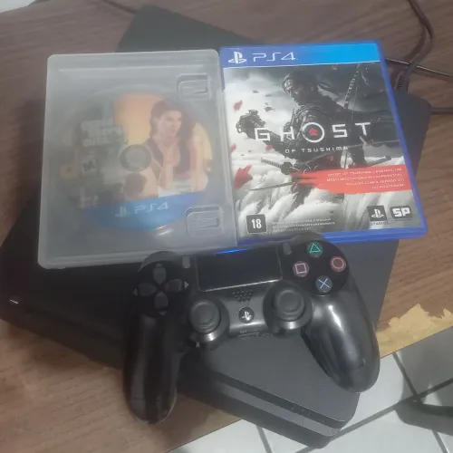 Ps4 Slim 1TB (2jogos)