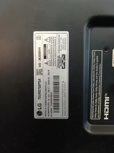 Tv LG 75 polegadas