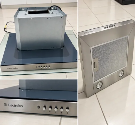 coifa de parede Electrolux inox com vidro