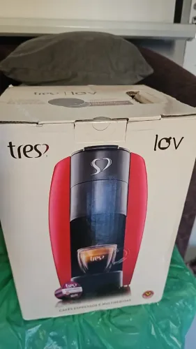 Cafeteira Tres Corações Lov Automática Preta-brilhante Cor Preto