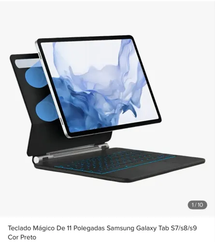 Capa teclado Samsung s9 Fe 10,9?