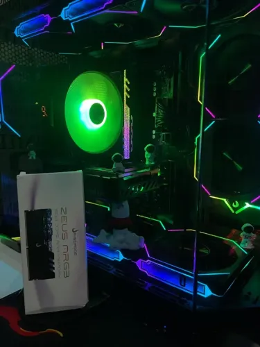 Memória RAM 1x16GB 6000MHz DDR5 Rise Mode Zeus Black ARGB R$1.300