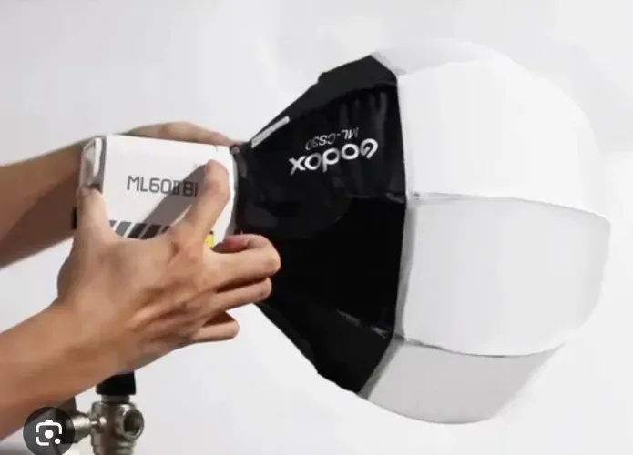 Softbox Mini Lanterna Balão Godox Para Led Ml100bi Ml60ii Bi Ml-cs30