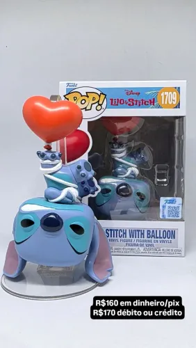 Pop Funko Stitch with Balloon edição especial