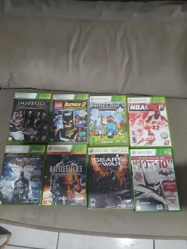 8 jogos de xbox 360 originais
