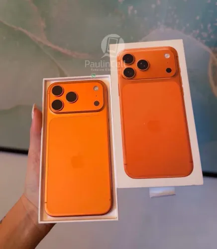 17 Pro Max 256gb laranja completo