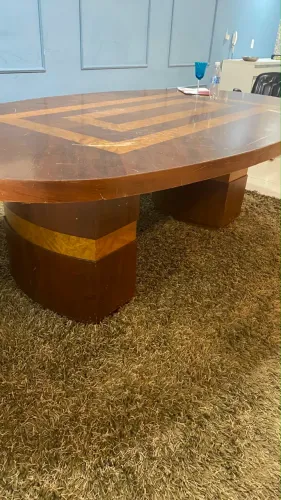 Mesa de Jantar/ escritório Grande em Madeira Maciça