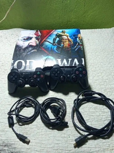 ?  PS3 Slim 500GB Destravado   Completo, Atualizado e Cheio de Jogos  