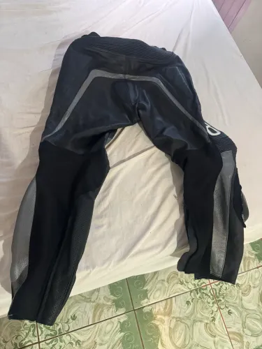 Macacão conjunto motociclista couro TUTTO