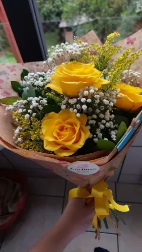 Promoção buquê 3 rosas