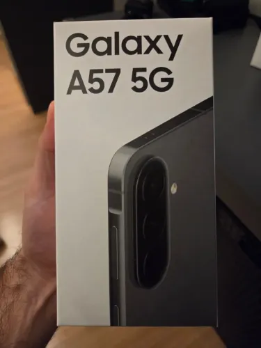 Celular Samsung Galaxy A57 128GB 5G 8GB RAM Cinza - Novo Lacrado NF Garantia 12 meses