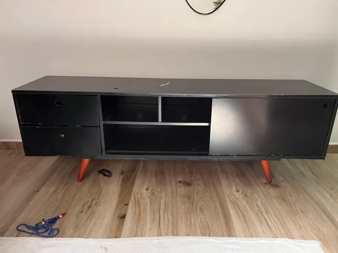 Rack Retrô Preto 