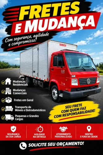 Frete e Mudança Disponível