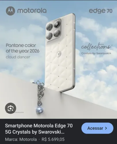 MOTO EDGE 70 Swarovski 12GB/512GB LACRADO