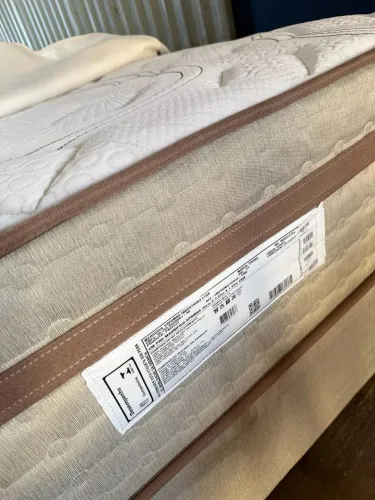 Cama Box Super King + Colchão Probel Pró Magnético - Seminova