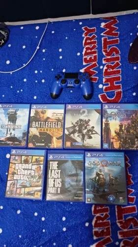 7 jogos midia fisica+controle original