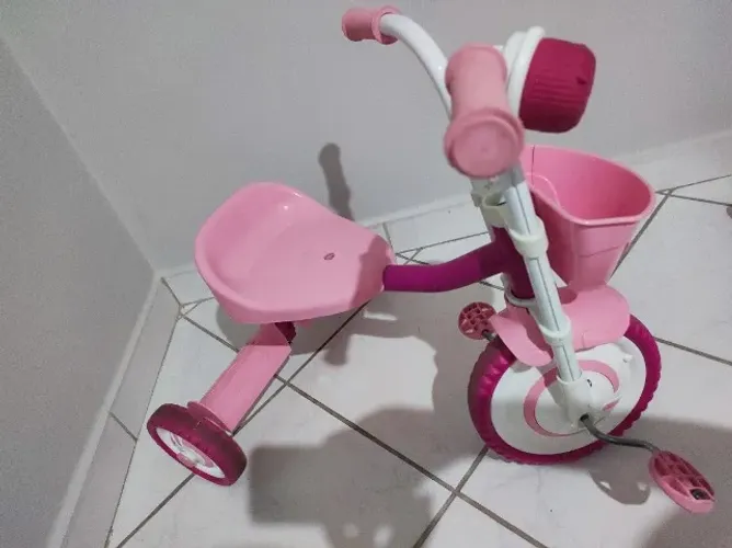 Triciclo infantil rosa