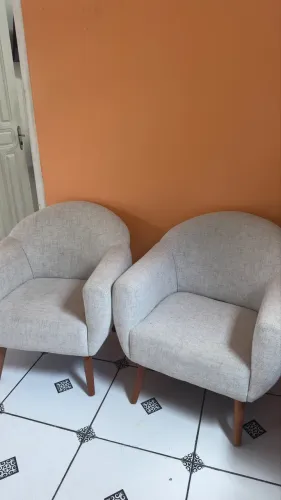Poltronas em linho