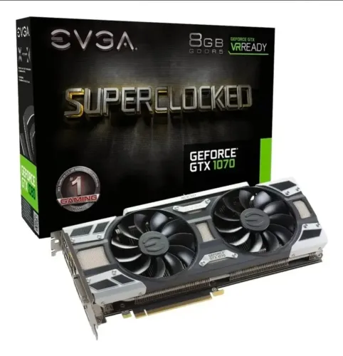 Placa de video EVGA GTX1070 BLACK