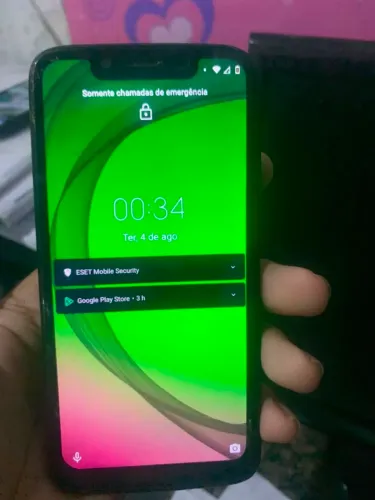 Moto G7 play quebra galho