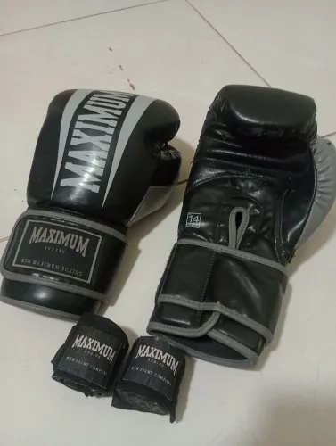 Luva Maximum 14oz + bandagem