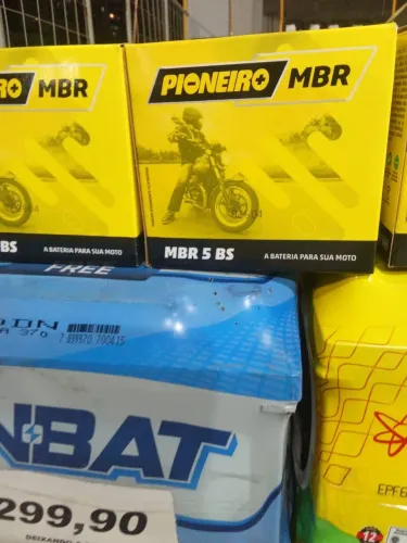Promoção de bateria de moto