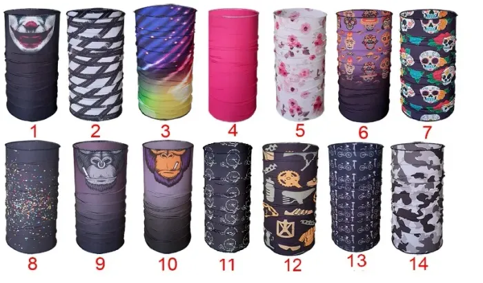 Bandana Tubular Diversos modelos 