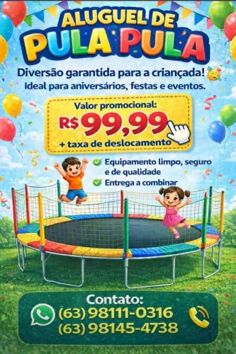 ALUGUEL DE PULA PULA