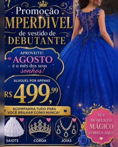 Aluguel de Vestido 15 anos Promoção ?