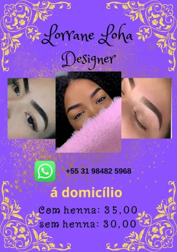 Designer de sobrancelhas a domicílio 