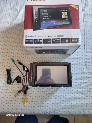 Multimídia Pionner DMH-a248bt - Espelhamento Android-iPhone - Audio 4X23W rms - Saída RC