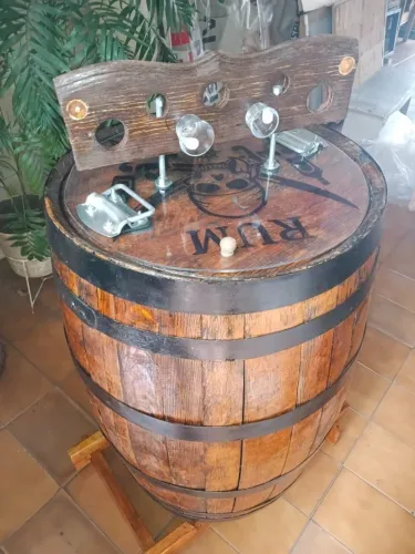 Barril Madeira Decorativo para bar ou adega