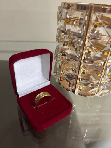Aliança em ouro 18 k