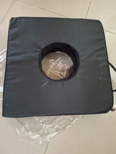 Almofada Com Orifício Central Longvitech Cadeira de Rodas/Hemorroidas Nova Nunca Usada