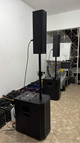 Sistema Frahm Grt 12 App Pa Ativo 500w Preto