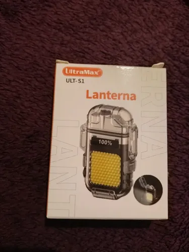 Isqueiro lanterna LED USB