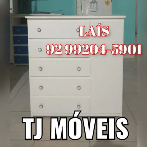 CÔMODA SAPATEIRA 4 GAVETAS 