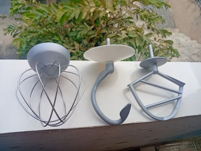3 Batedores Para Batedeira Planetária Kenwood y KitchenAid