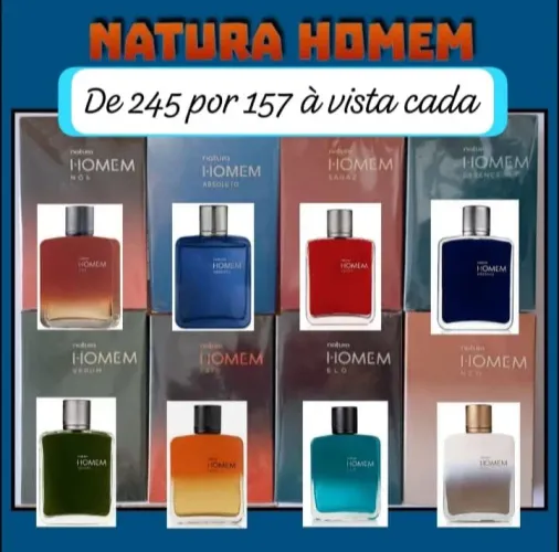 Natura Homem De 245 por 157 cada. <br>