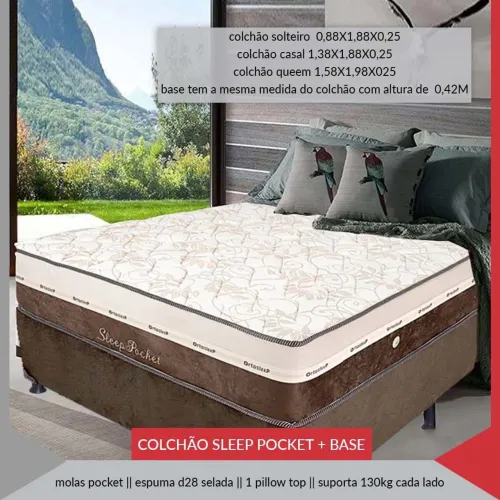 Cama casal com colchão em oferta