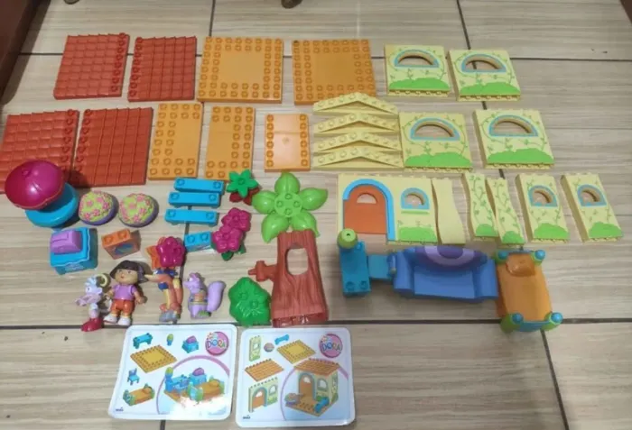 Brinquedo casa da Dora aventureira lego duplo importada mega bloks completo