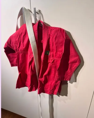 Kimono para Judô Infantil Rosa